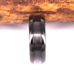 8mm Black Ceramic Ring Blank Core 4