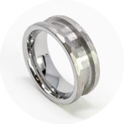 faceted tungsten ring blank