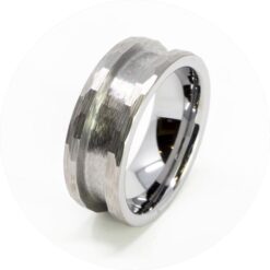 faceted tungsten ring blank