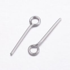 Stainless steel eye pins