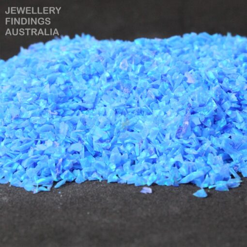 Blue Pacific Crushed Opal For Jewellery Inlays | Ring Making | Resin Art | Nail Art | Inlay | Pen Woodworking - Image 6