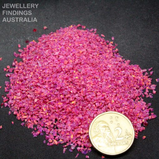 Carmine Crushed Opal Chips For Jewellery Inlays | Ring Making | Resin Art | Nail Art | Inlay | Pen Woodworking - Image 4