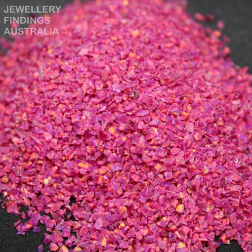 Carmine Crushed Opal Chips For Jewellery Inlays | Ring Making | Resin Art | Nail Art | Inlay | Pen Woodworking - Image 6