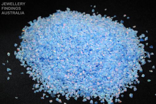 Cornflower Blue Crushed Opal Chips For Jewellery Inlays | Ring Making | Resin Art | Nail Art | Inlay | Pen Woodworking - Image 3