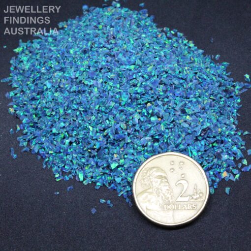 Peacock Crushed Opal Chips For Jewellery Inlays | Ring Making | Resin Art | Nail Art | Inlay | Pen Woodworking - Image 3