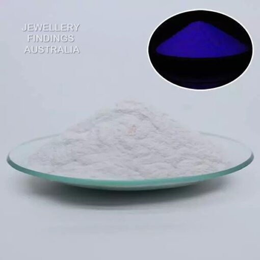 Violet Glow Pigment / Glow Powder for ring inlays, resins, ceramics and nail art - Image 3