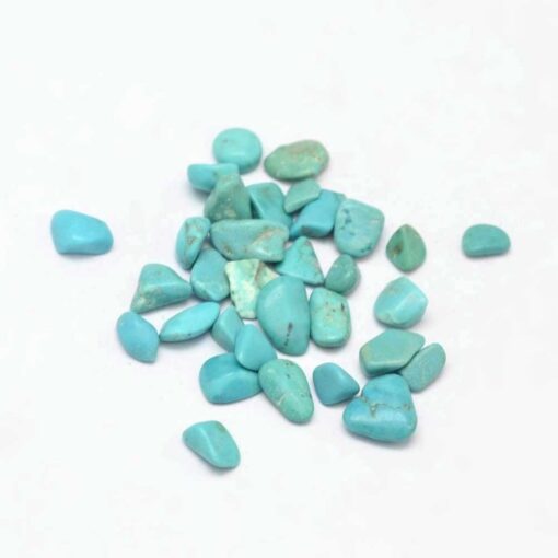 50 grams of Natural Dyed Turquoise Gemstone Chips Perfect for resin art, ring making and craft