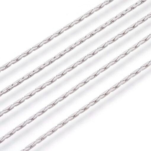 1 m x Stainless Steel Cardano Chain for necklace making